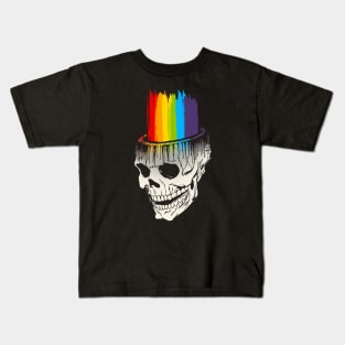 Skull Rainbow Kids T-Shirt